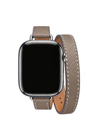 Brown leather strap - 14mm