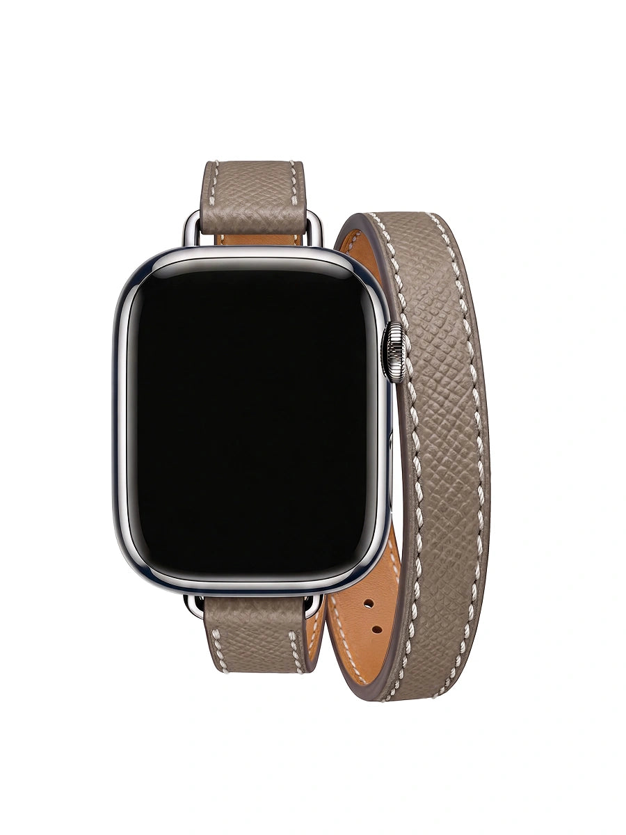 Brown leather strap - 14mm