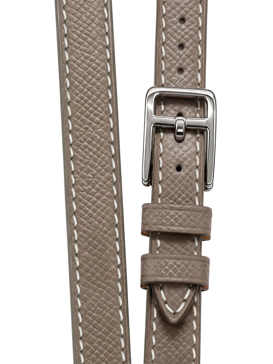 Brown leather strap - 14mm
